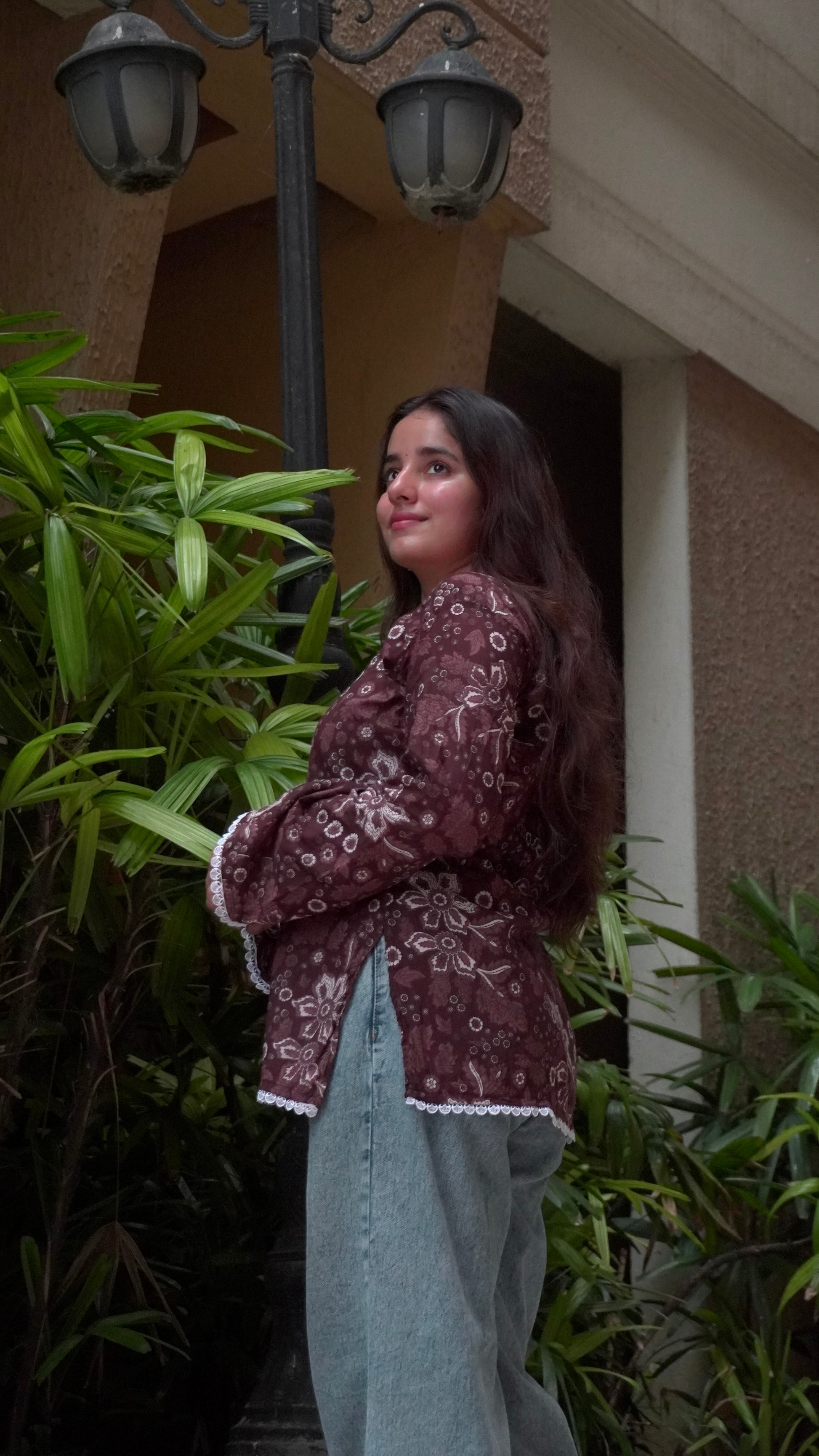 Dilbar Brown short Kurti